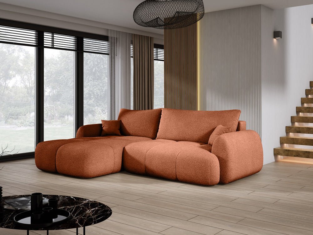 Designer L Sofa Coco am Bouclé