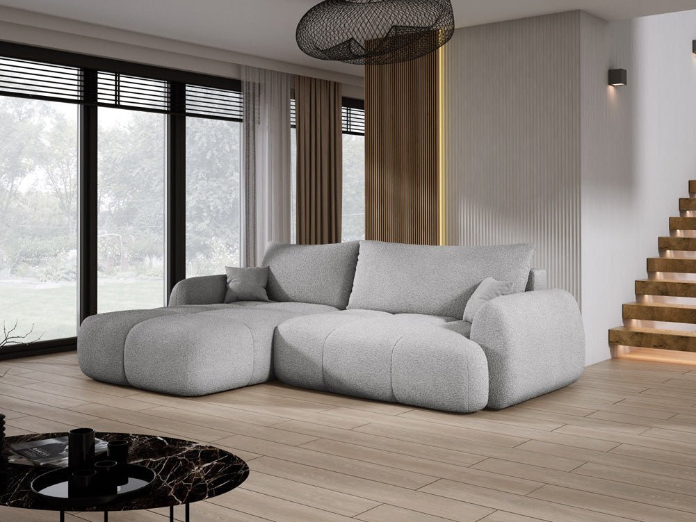 Designer L Sofa Coco am Bouclé