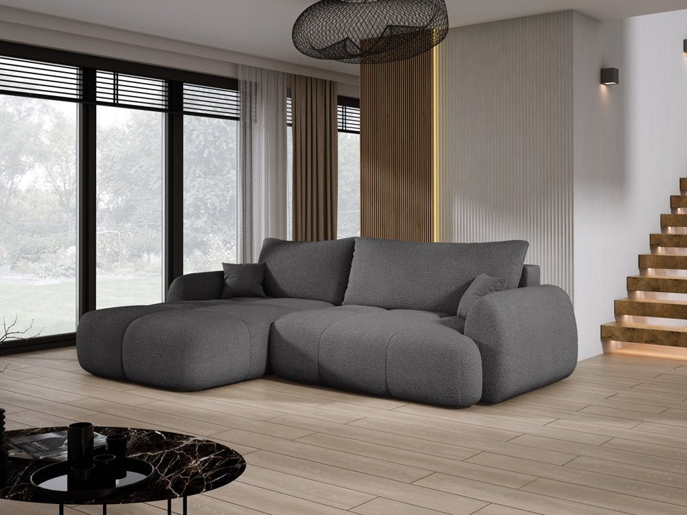 Designer L Sofa Coco am Bouclé