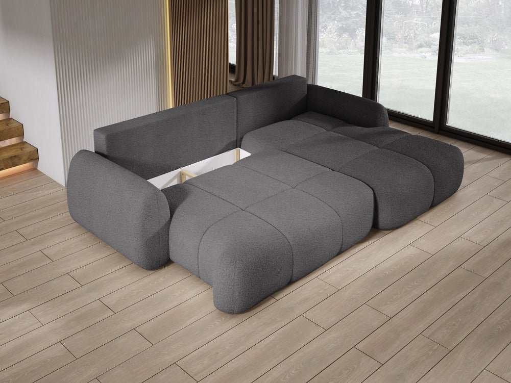 Designer L Sofa Coco am Bouclé