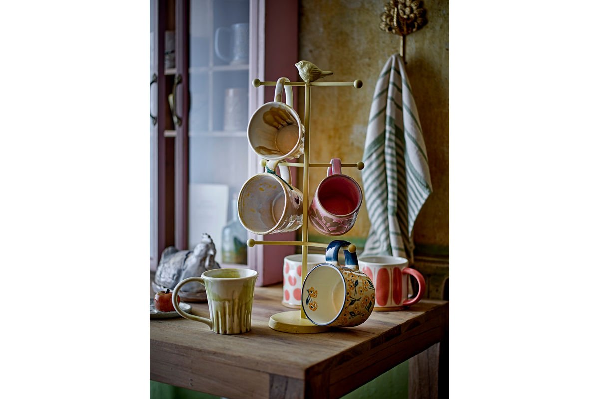 Becher-Set „Linora“ – Roséfarbenes Steingut (3-teilig)