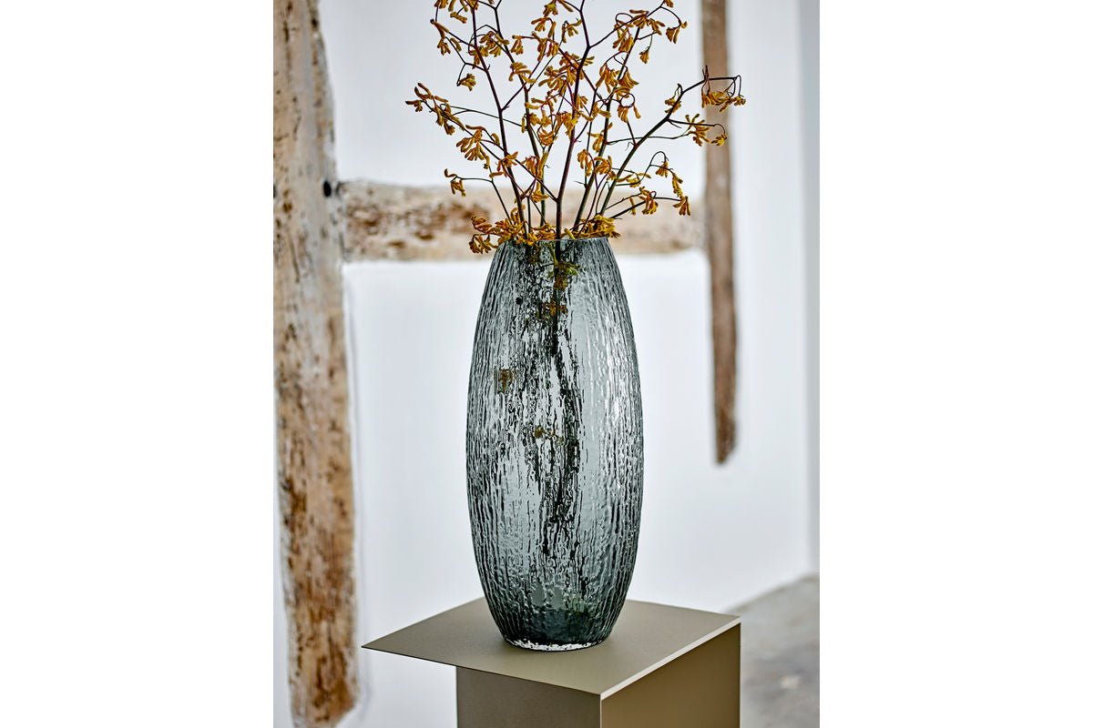 Vase „Smoky Water“ – aus Glas