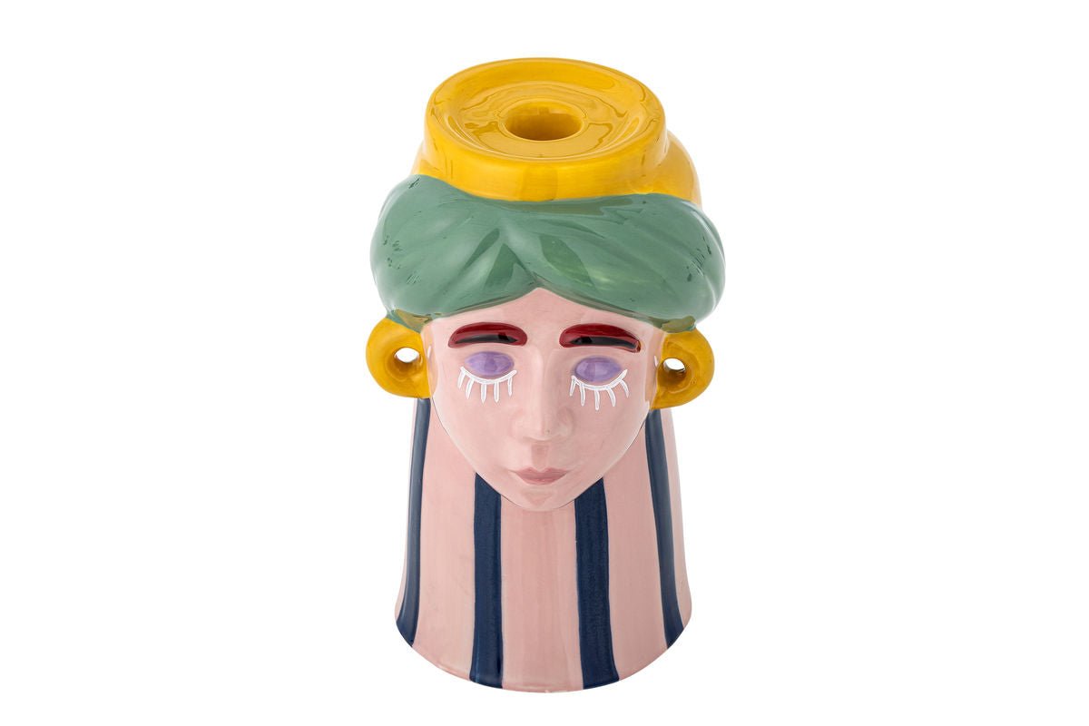 Vase „Wonda“ – skulpturales Steingut