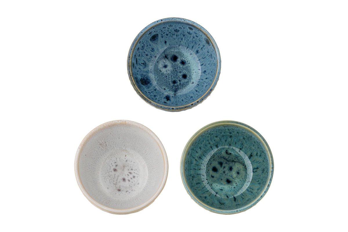 Schale Vexan – gefertigt aus Steingut - 3er Set