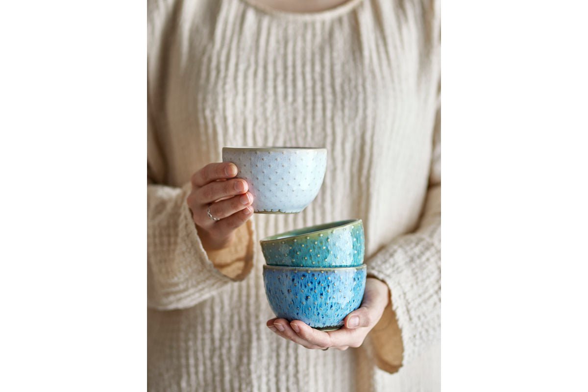 Schale Vexan – gefertigt aus Steingut - 3er Set