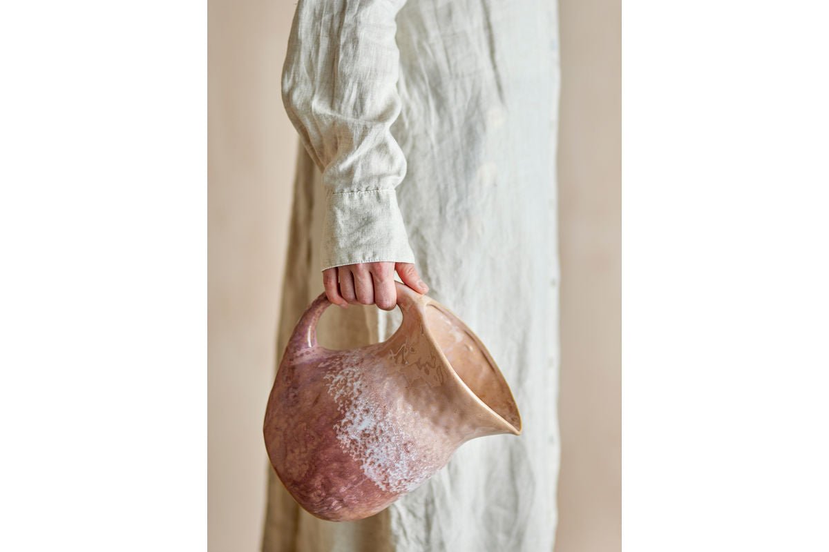 Krug Roséa – Steingut mat reaktiver Glasur