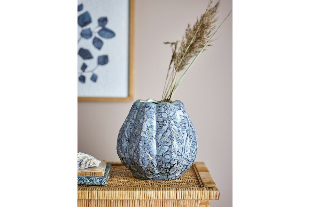 Vas „Marlen“ – Steingut mat reaktiver Glasur