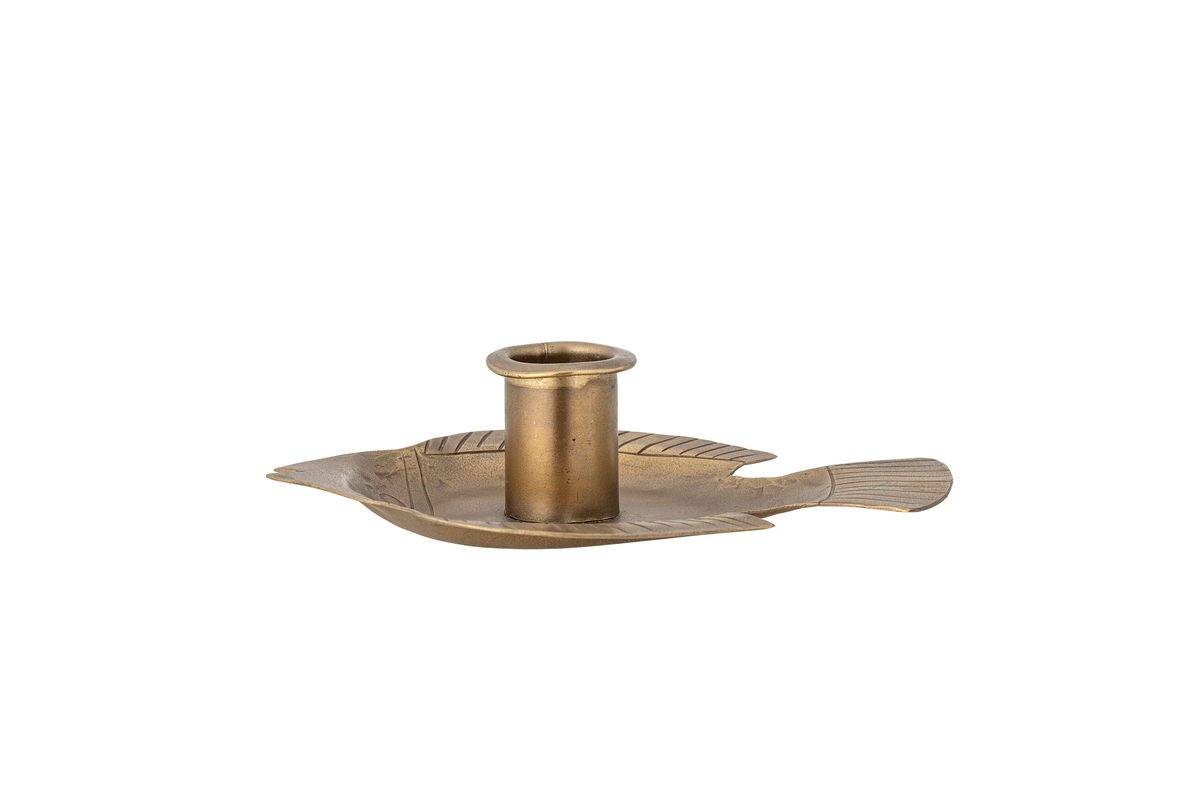 Kerzenhalter „Pisaro“ – Metall in Goldoptik