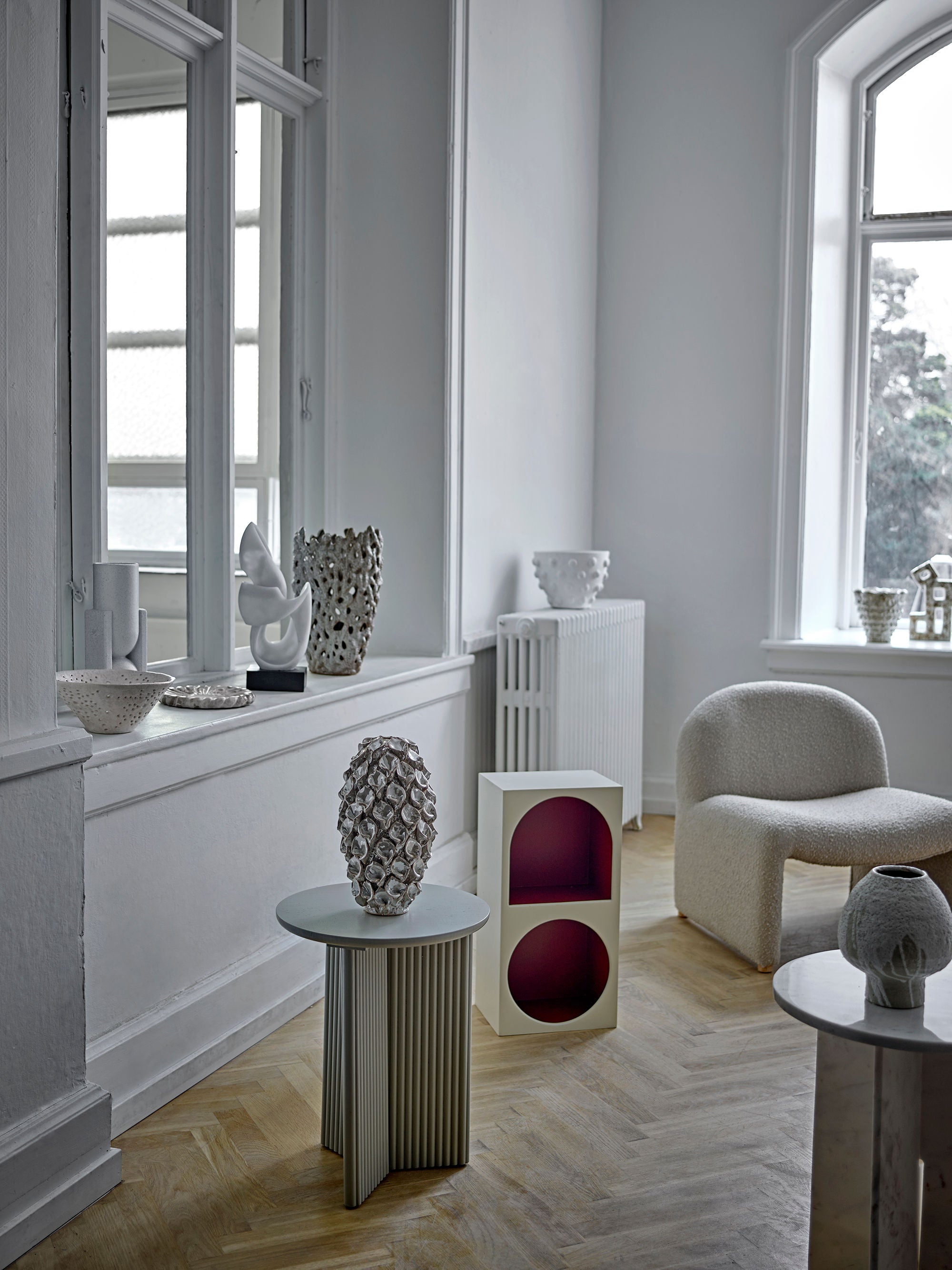 Bicherregal Bristol – Grafescht Design a verschiddene Faarwen