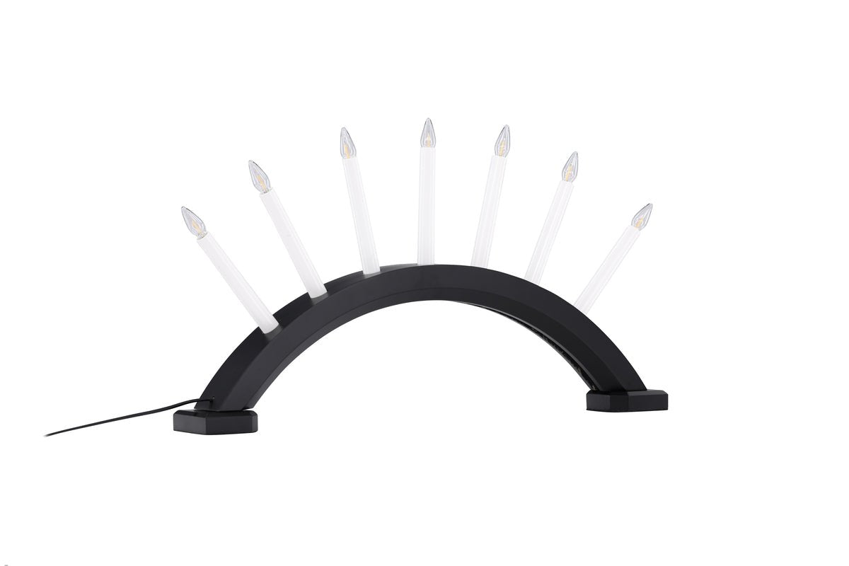 Chrëschtdekoratioun Elira - Adventskandelaber mat 7 Kerzen