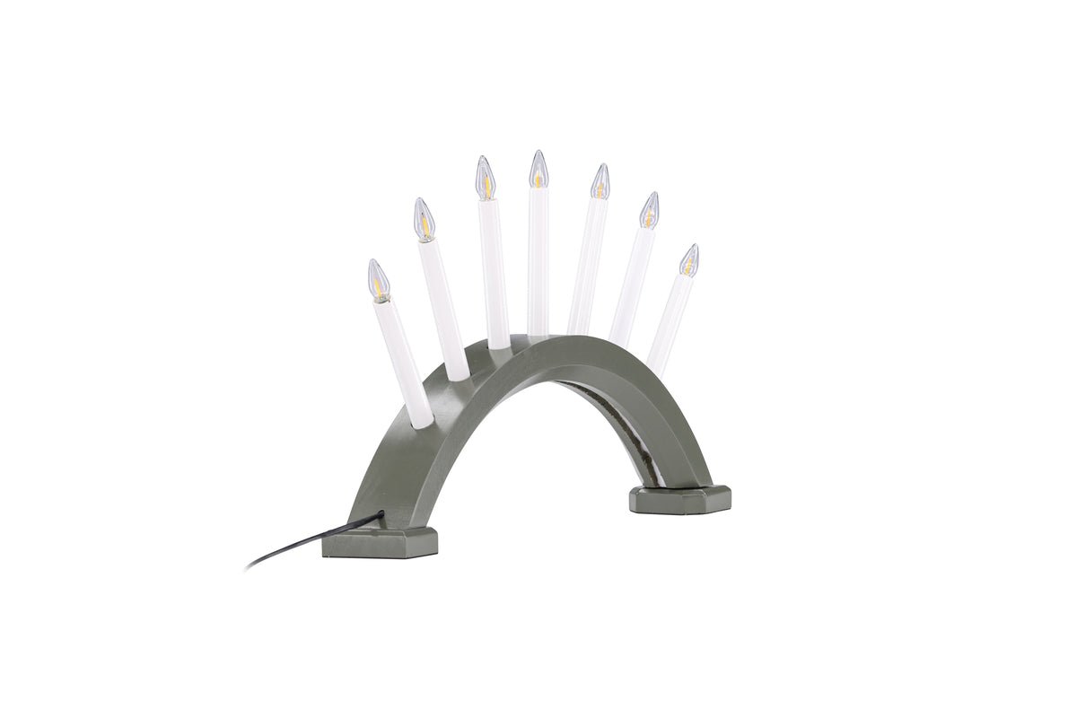 Chrëschtdekoratioun Elira - Adventskandelaber mat 7 Kerzen