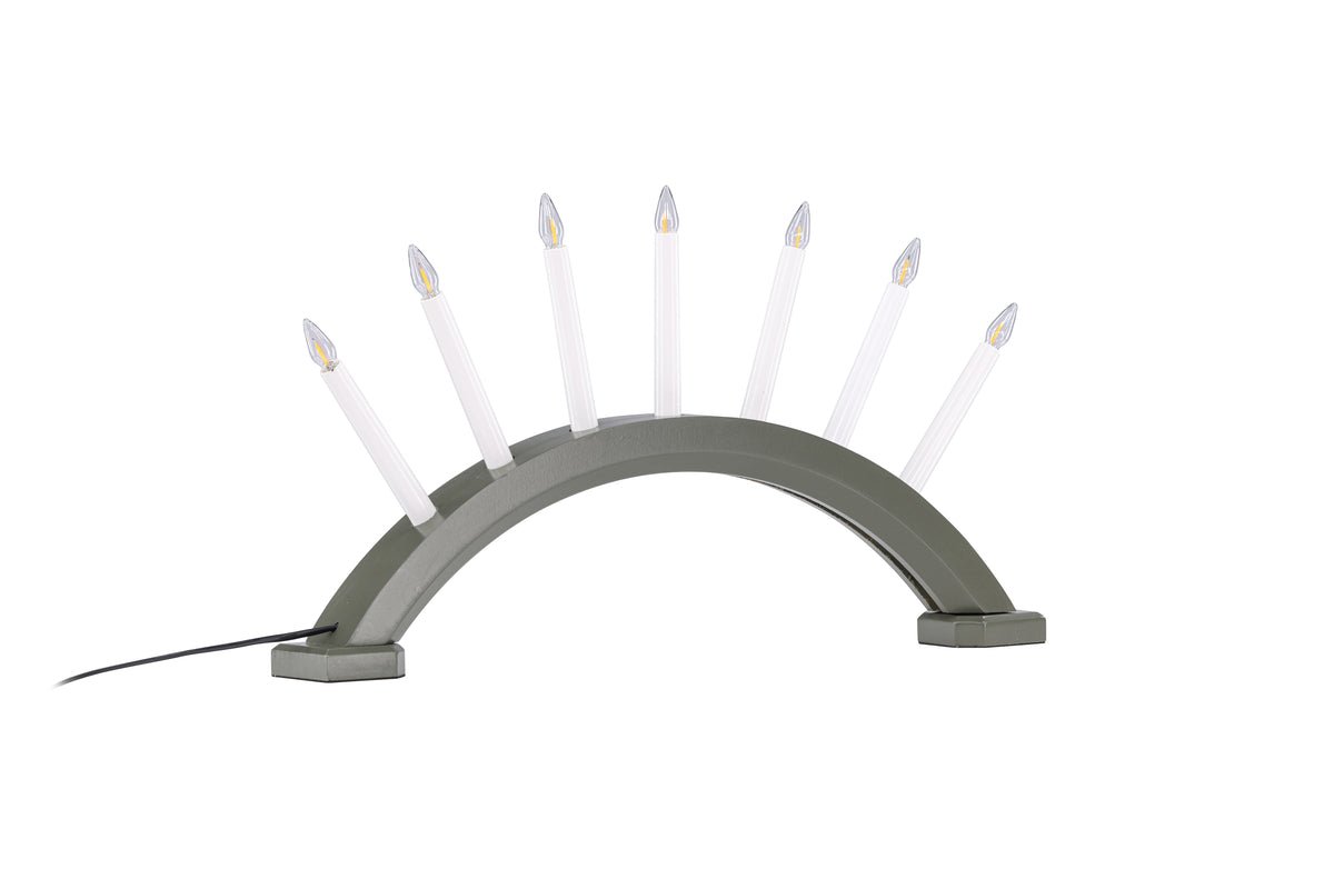 Chrëschtdekoratioun Elira - Adventskandelaber mat 7 Kerzen