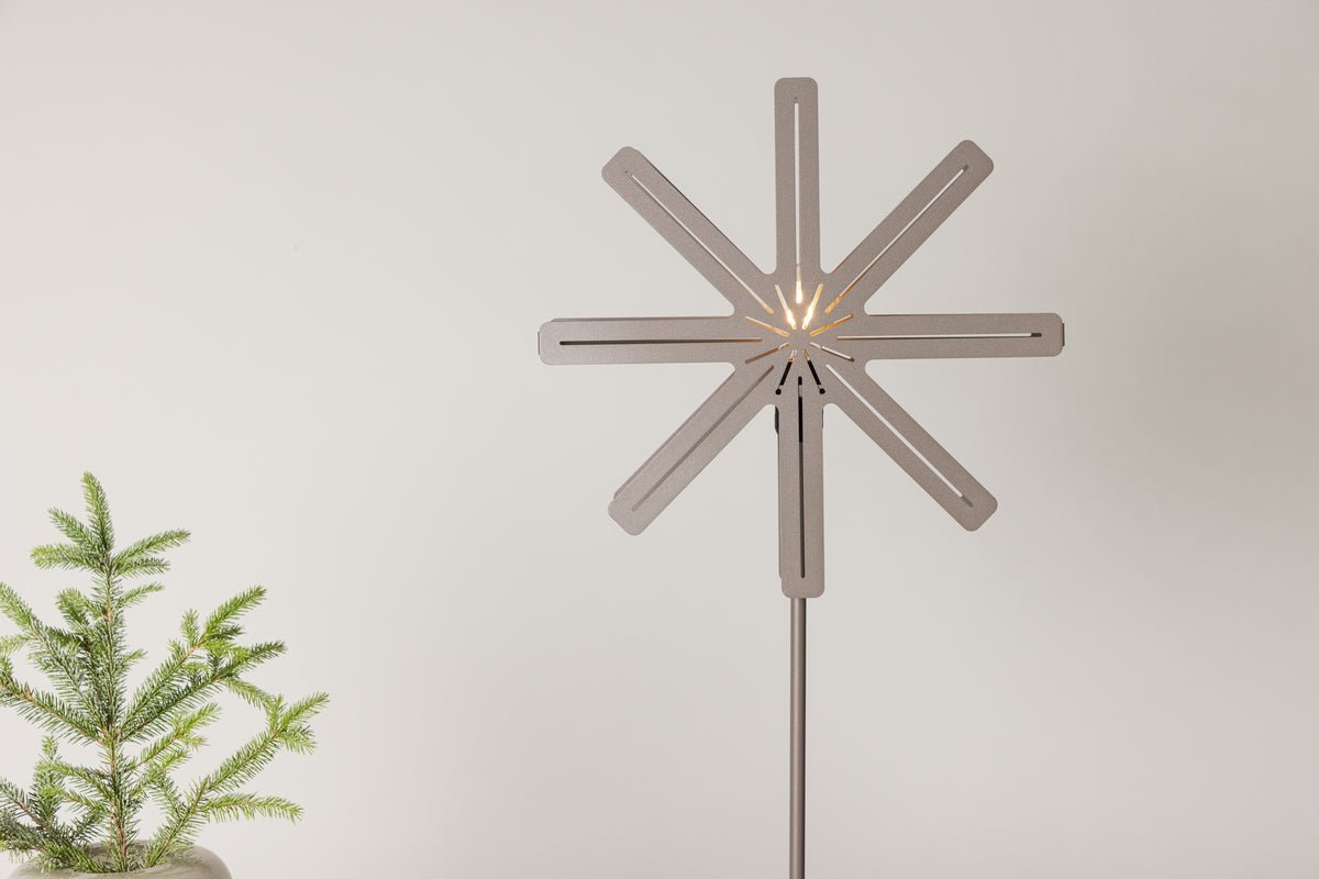 Chrëschtdekorativ Buedelamp Levi - an 2 verschiddene Héichten