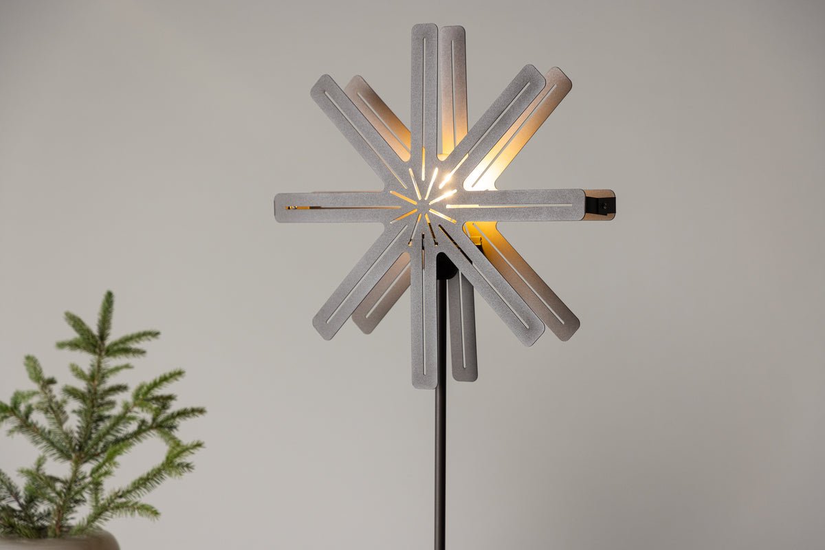 Chrëschtdekorativ Buedelamp Levi - an 2 verschiddene Héichten