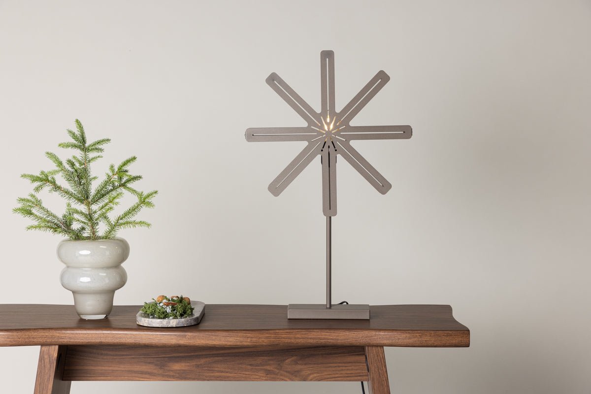 Chrëschtdekorativ Buedelamp Levi - an 2 verschiddene Héichten