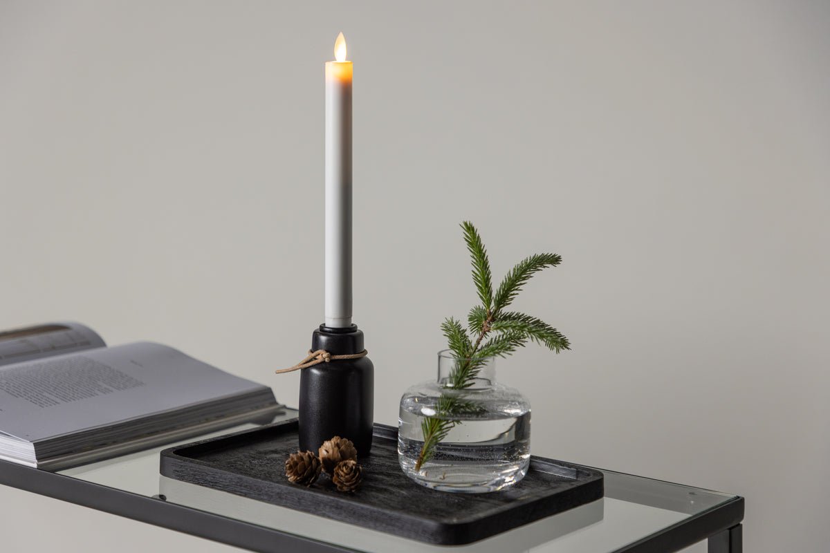 Chrëschtdekorativen Kerzestänn Elys - an verschiddene Varianten