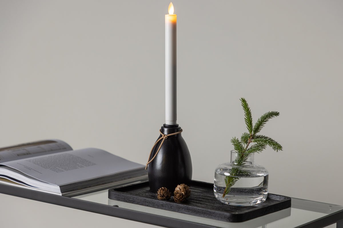 Chrëschtdekorativen Kerzestänn Elys - an verschiddene Varianten