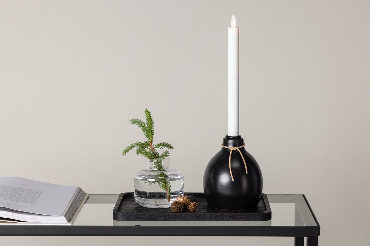 Chrëschtdekorativen Kerzestänn Elys - an verschiddene Varianten