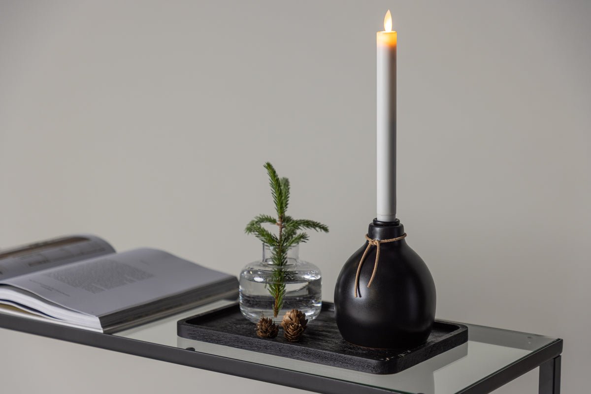 Chrëschtdekorativen Kerzestänn Elys - an verschiddene Varianten