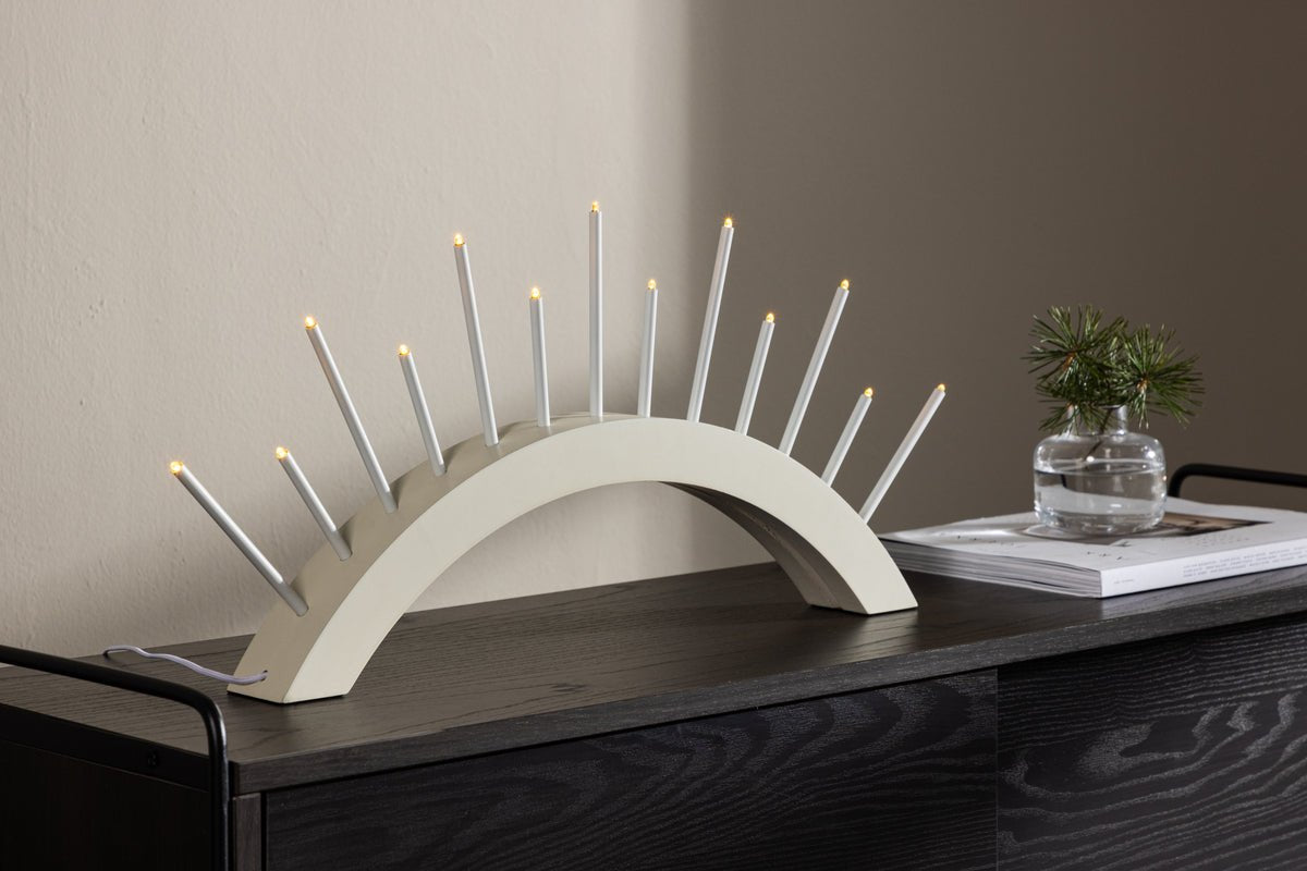 Chrëschtdekoratioun Luma - Ronn Béi oder Schwaarz