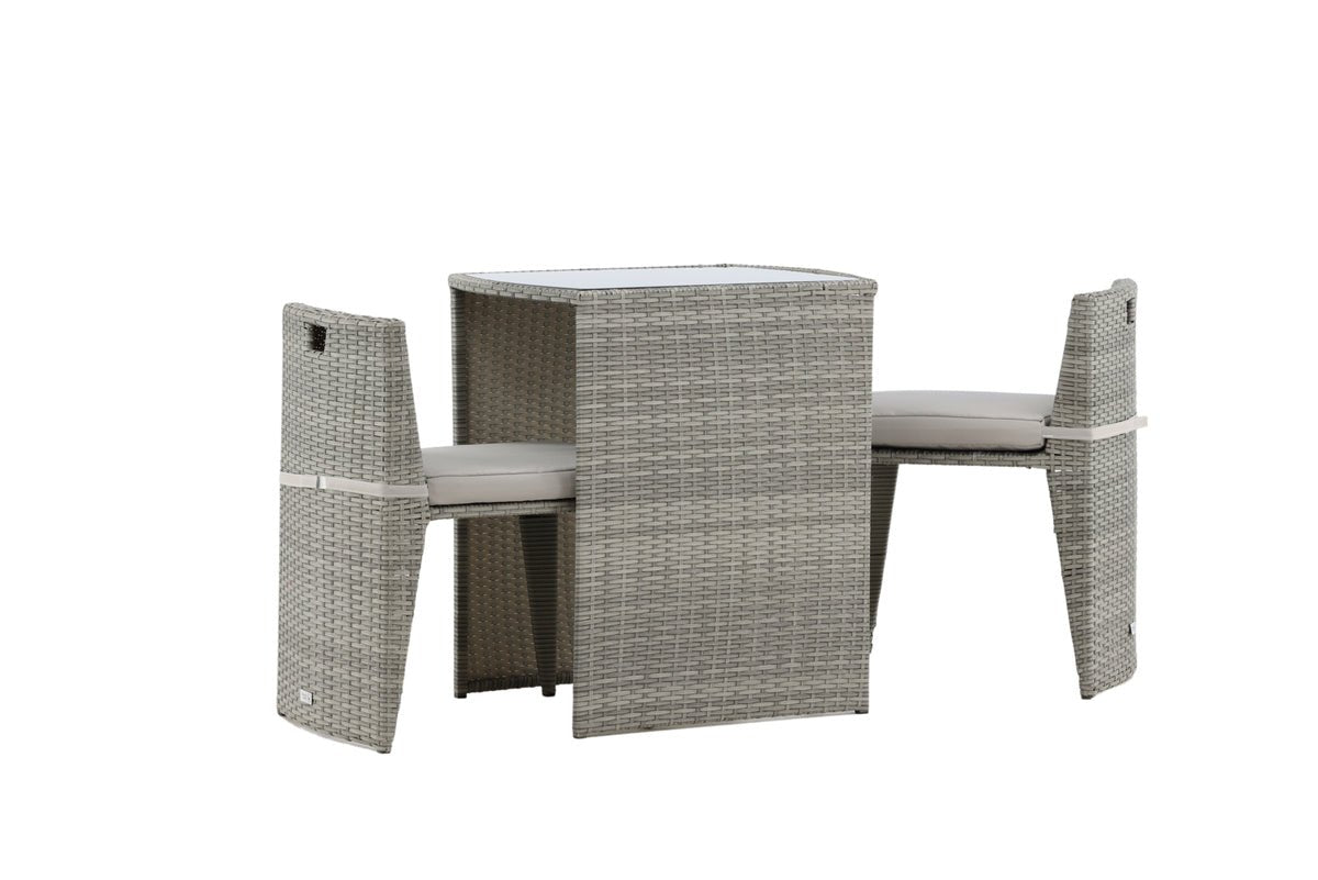 Balkonset Bob - a wahlweis schwaarzem oder groem Rattan