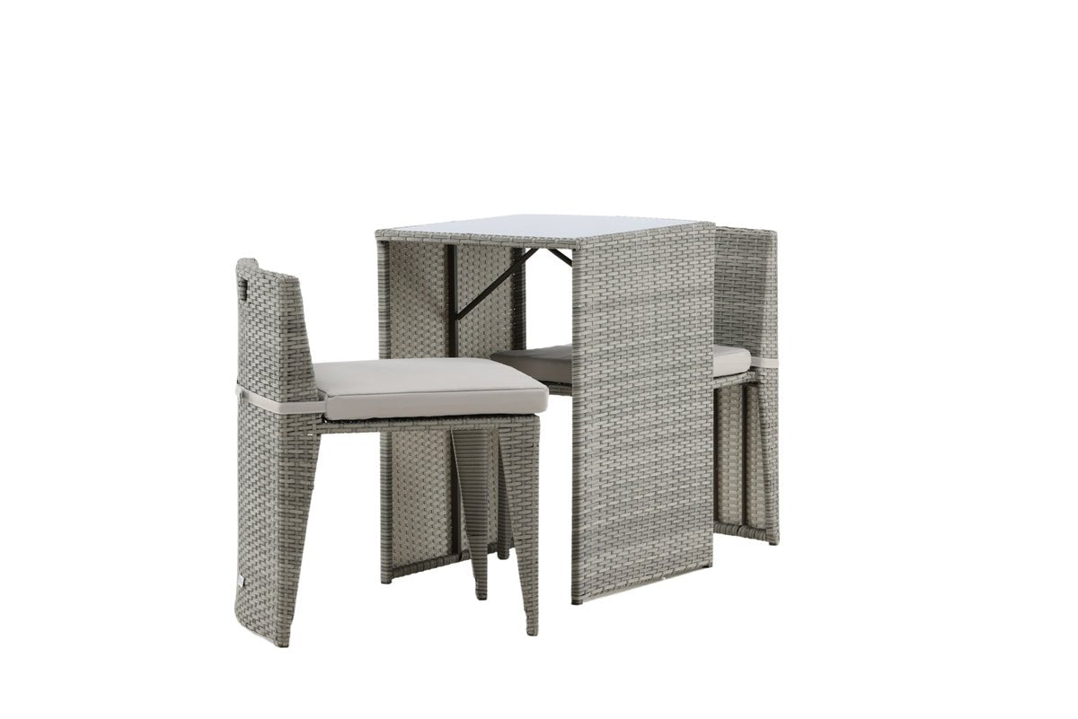 Balkonset Bob - a wahlweis schwaarzem oder groem Rattan