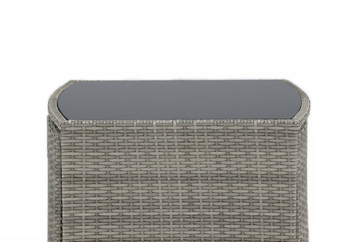 Balkonset Bob - a wahlweis schwaarzem oder groem Rattan