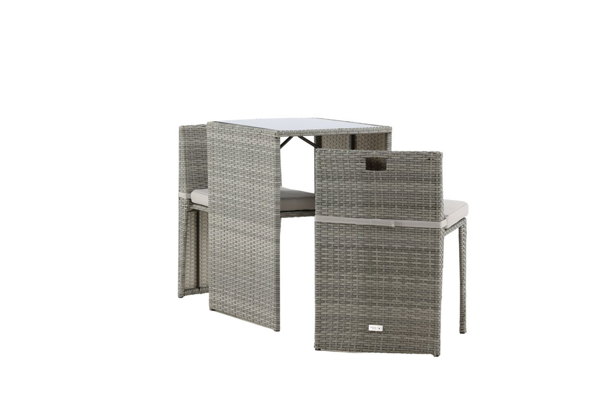 Balkonset Bob - a wahlweis schwaarzem oder groem Rattan