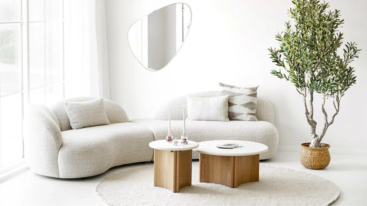 Couchtësch Mirabell - an Eschenholz-Optik