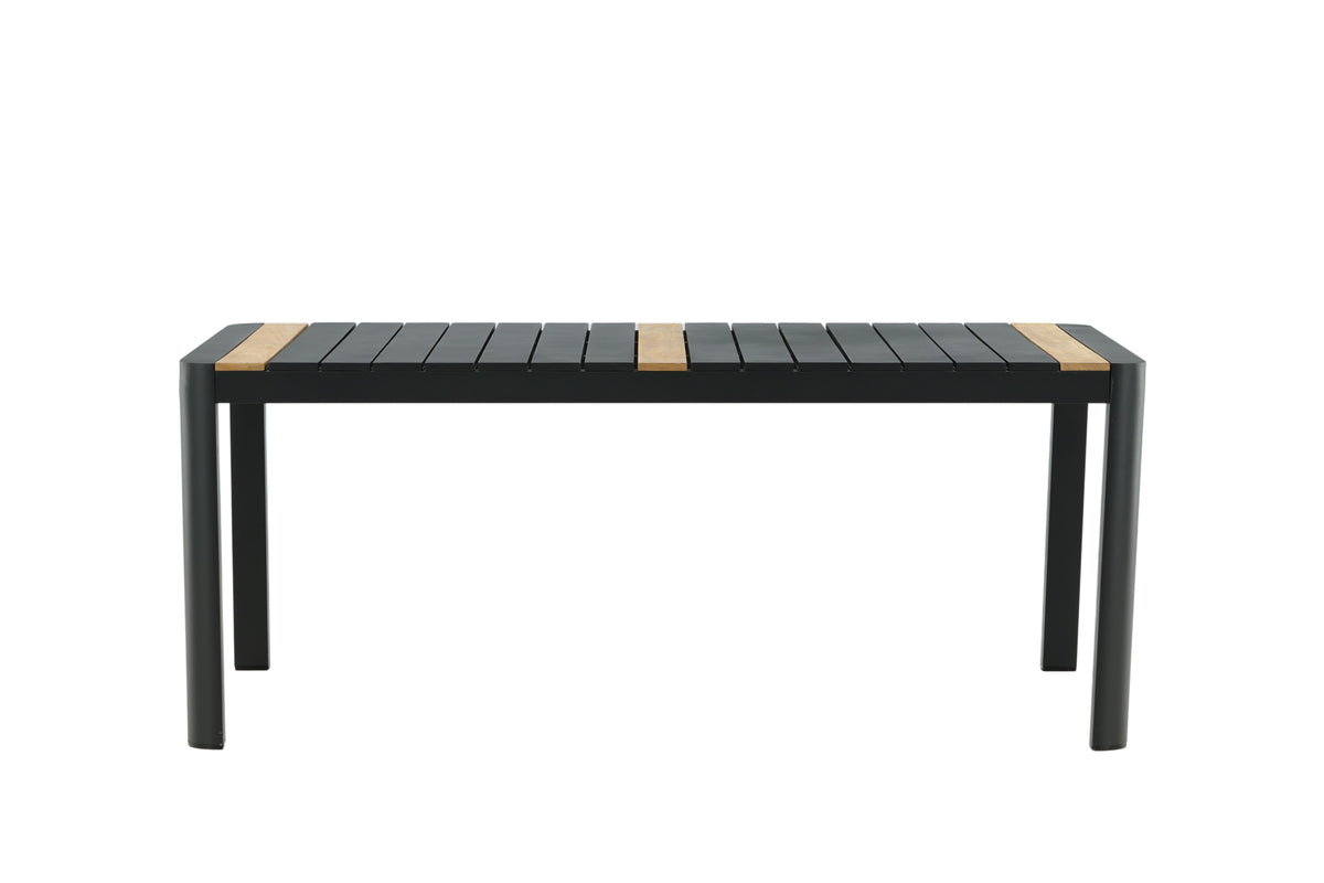 Gartentisch Nuru - Teakholz und Aluminium für Stabilität und Langlebigkeit