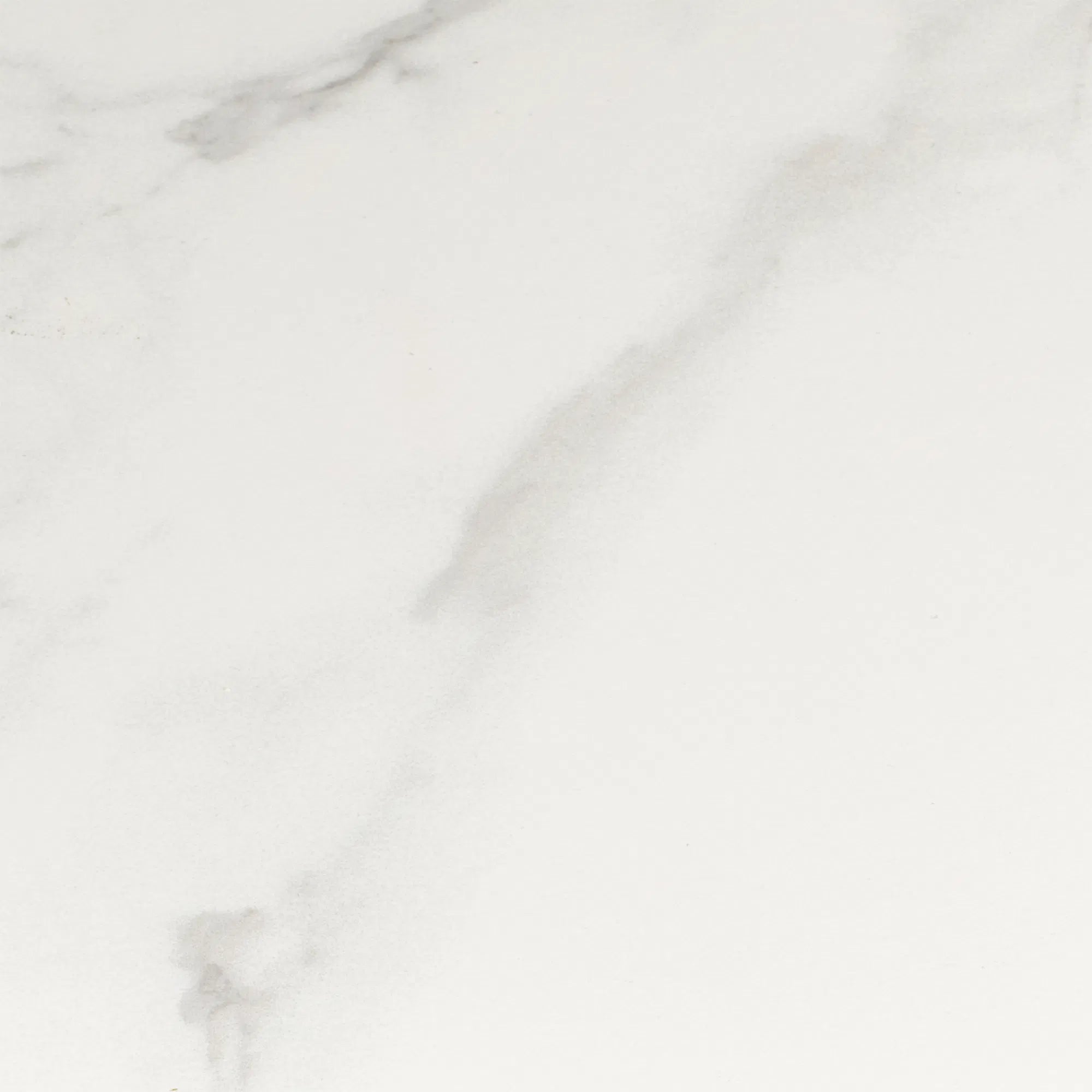 Couchtisch Lunaro – mat ronder Keramikplack an Wäiss an zylindreschem Holzfouss