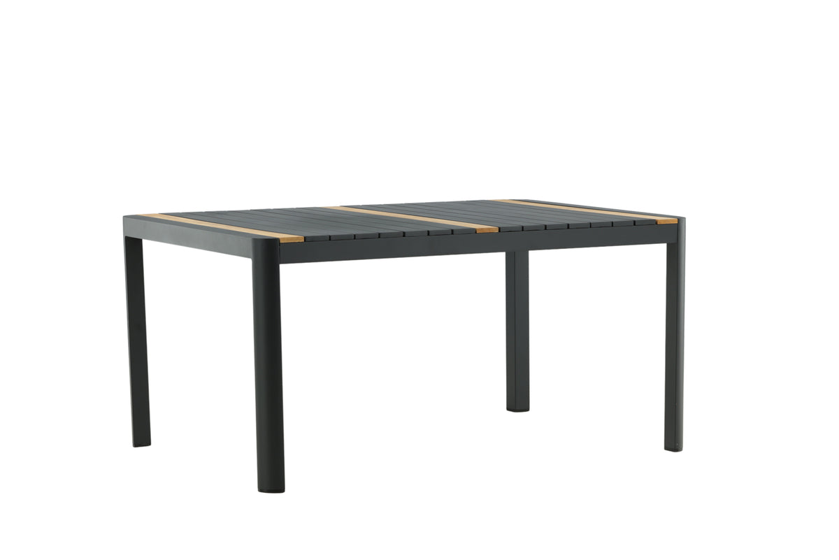 Gartentisch Nuru - Teakholz und Aluminium für Stabilität und Langlebigkeit