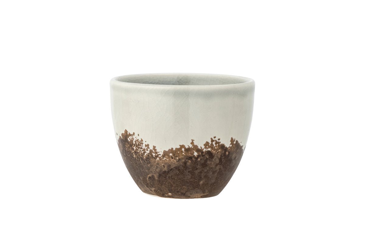 Tass Avelin - aus Steingutt gemaach - ouni Grëff