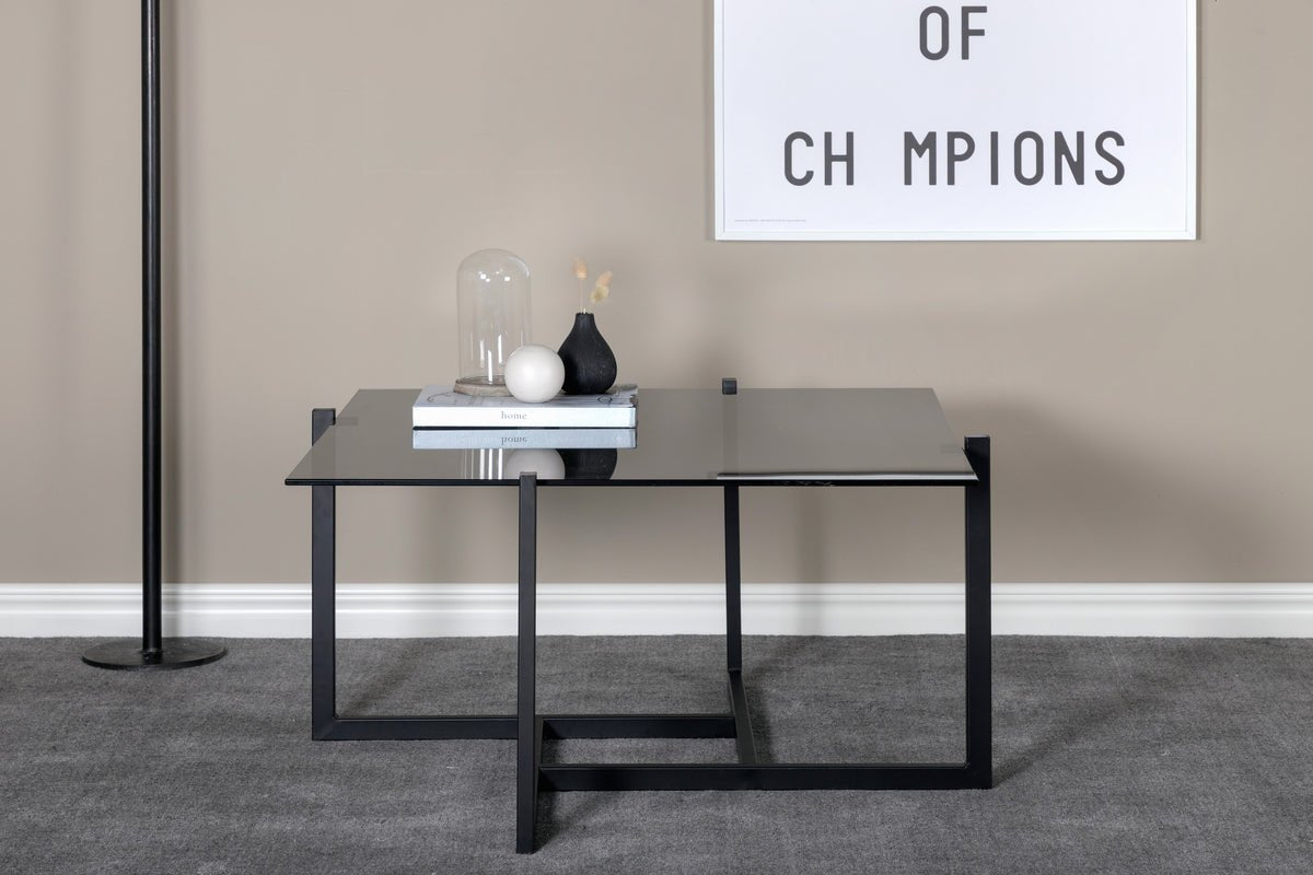 Couchtisch Donna - mat Glas-Tischplacke