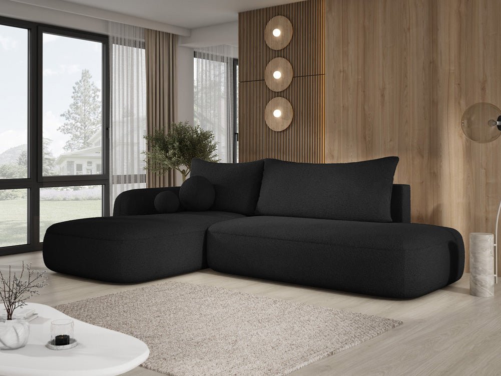 Canapé designer Babu Bouclé avec fonction couchage et rabattable