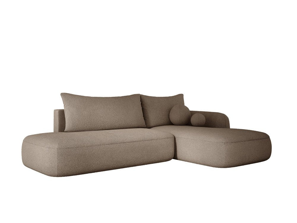 Canapé designer Babu Bouclé avec fonction couchage et rabattable
