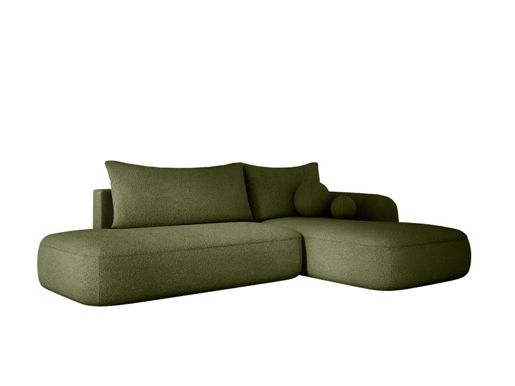 Canapé designer Babu Bouclé avec fonction couchage et rabattable