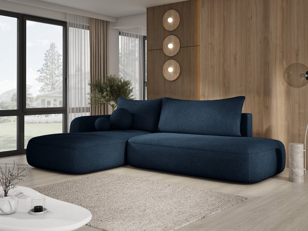 Canapé designer Babu Bouclé avec fonction couchage et rabattable