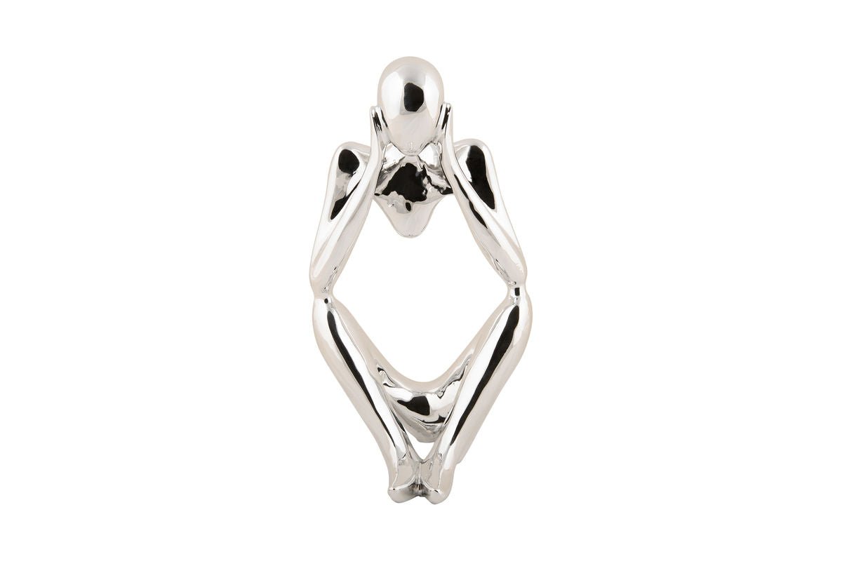 Statu „Dreamer“ – Polyresin mat glänzender Uewerfläch