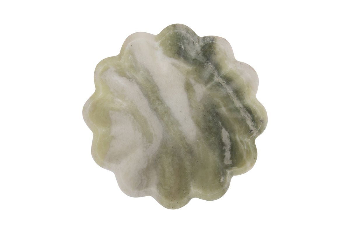 Schale Cyréna – gefertigt aus Marmor / Blumenförmig