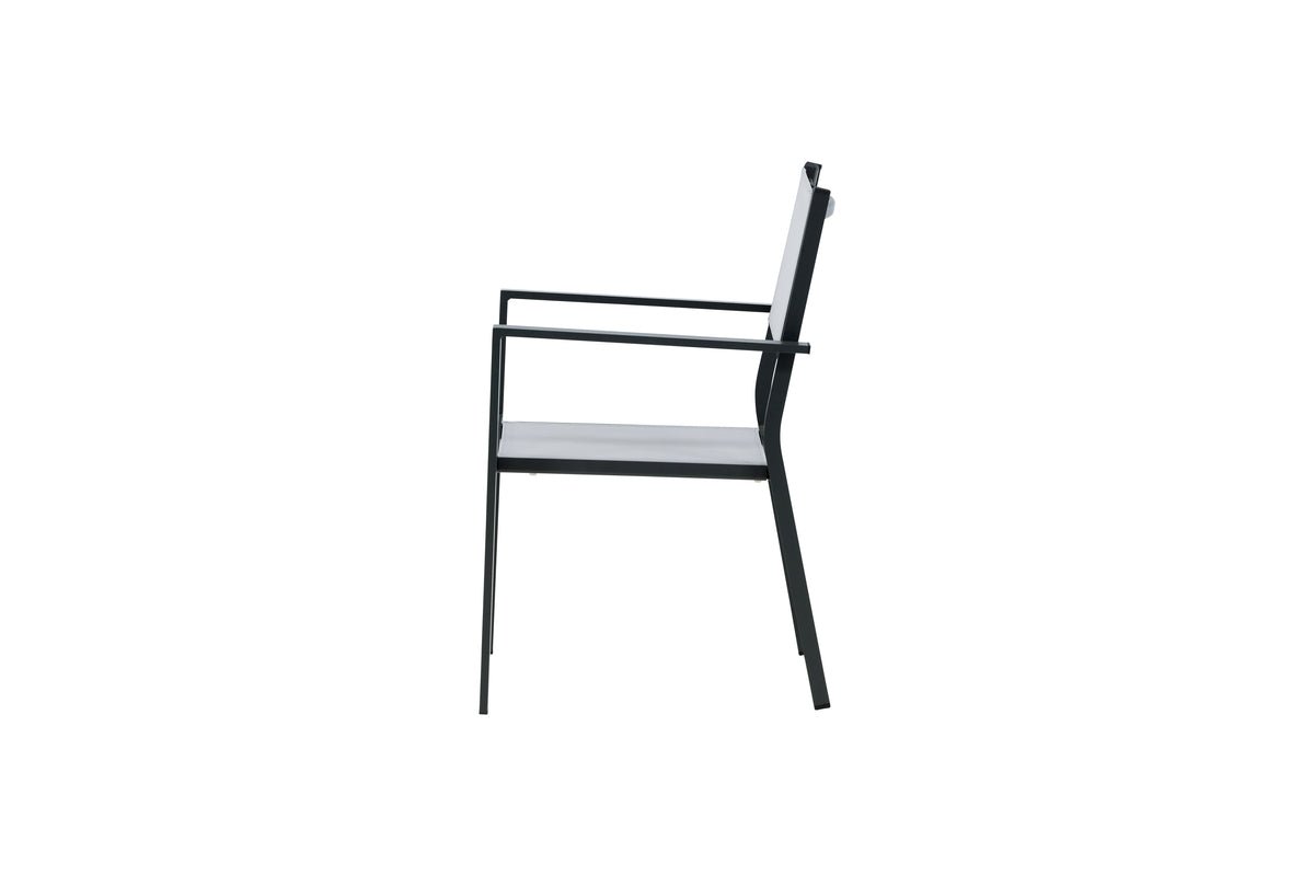 2er Set - Gartenstuhl Karibik aus Aluminium/Textilene
