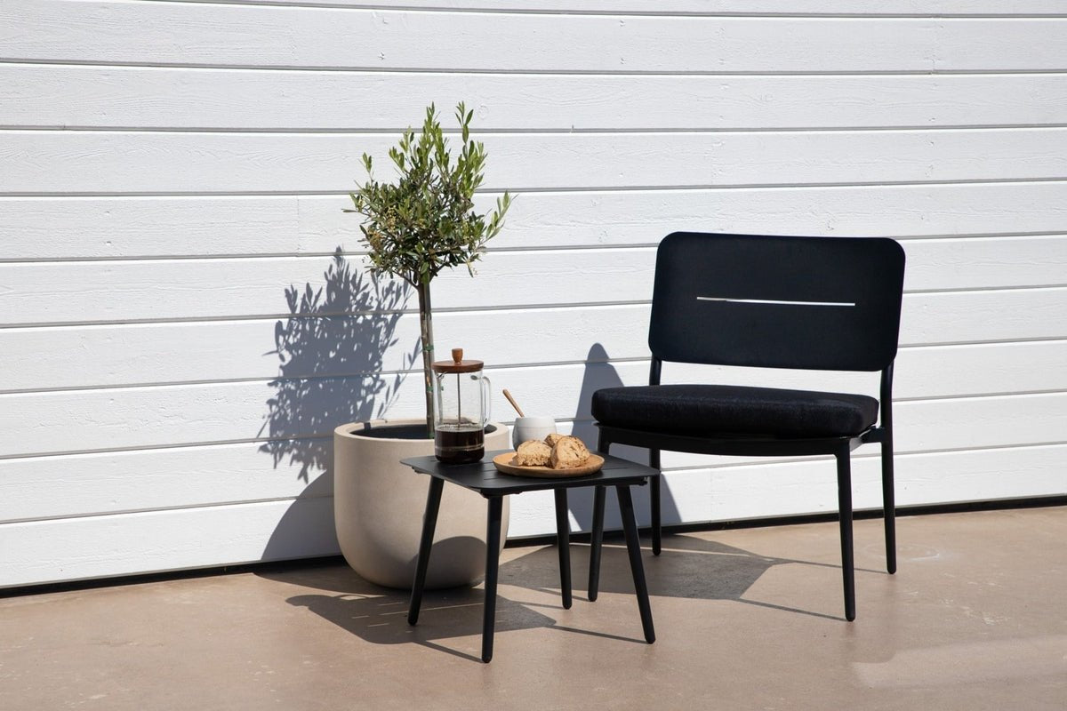 2er Set - Gartenstuhl Laura aus Stahl inklusive Kissen