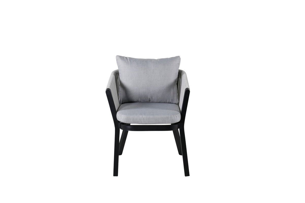 2er Set - Gartenstuhl Myria aus Metall/Polyester