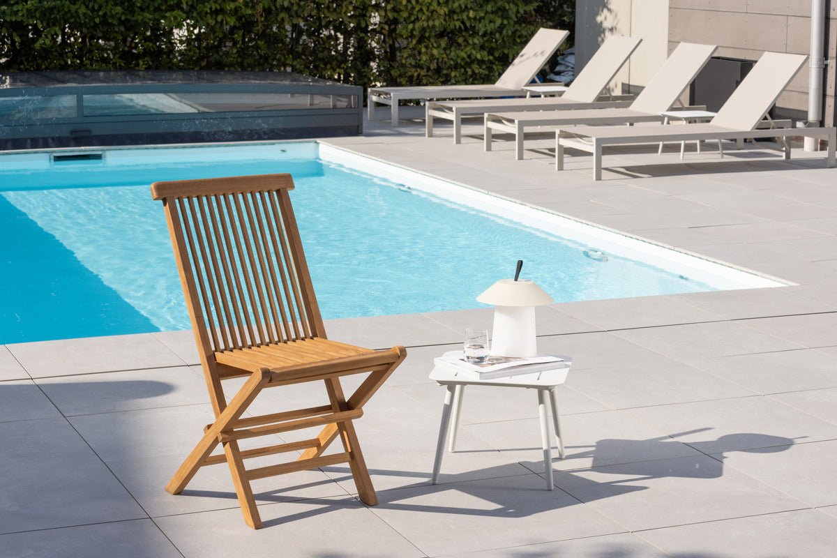 2er Set - Gartenstuhl Nairobi aus Teakholz