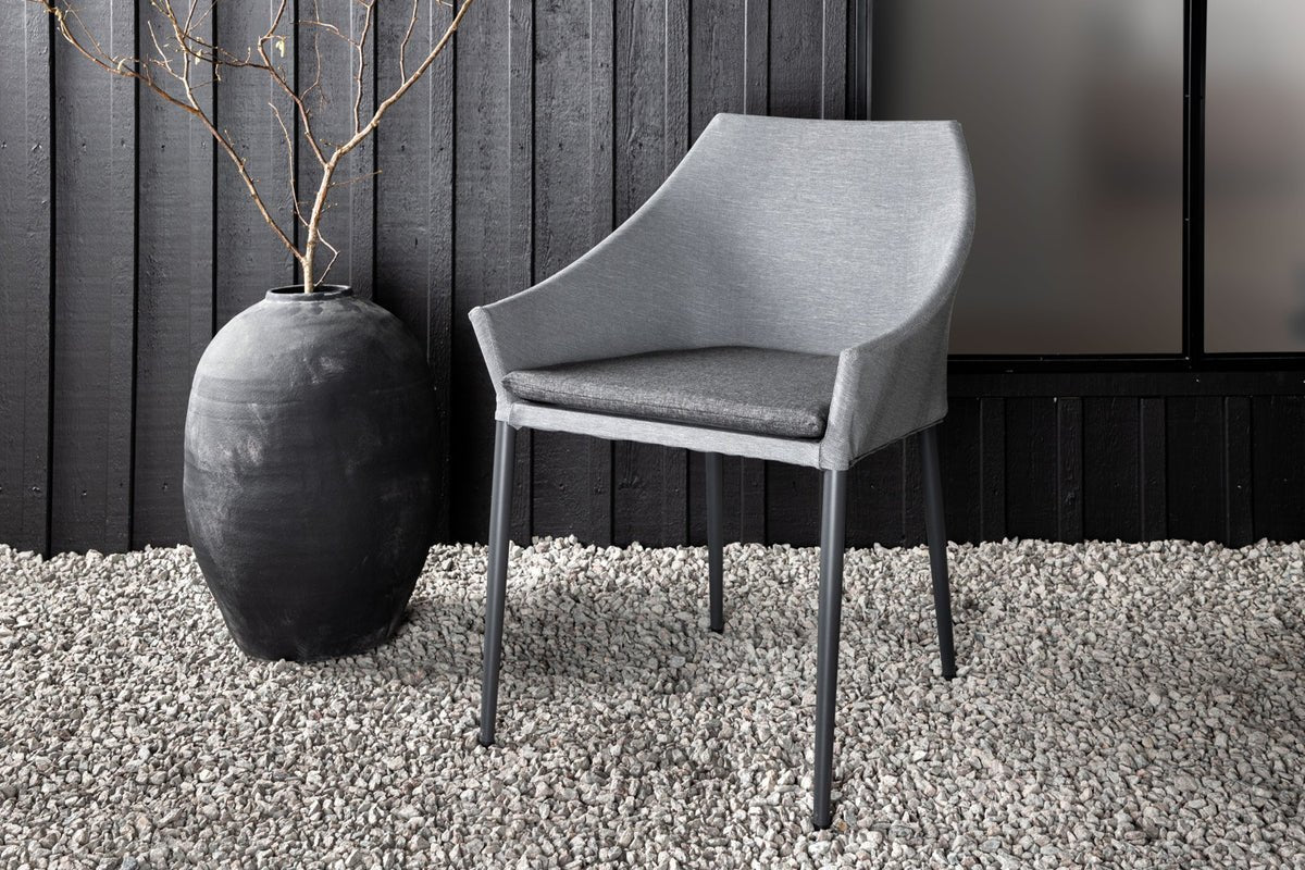 2er Set - Gartenstuhl Sophia aus Aluminium/Polyester