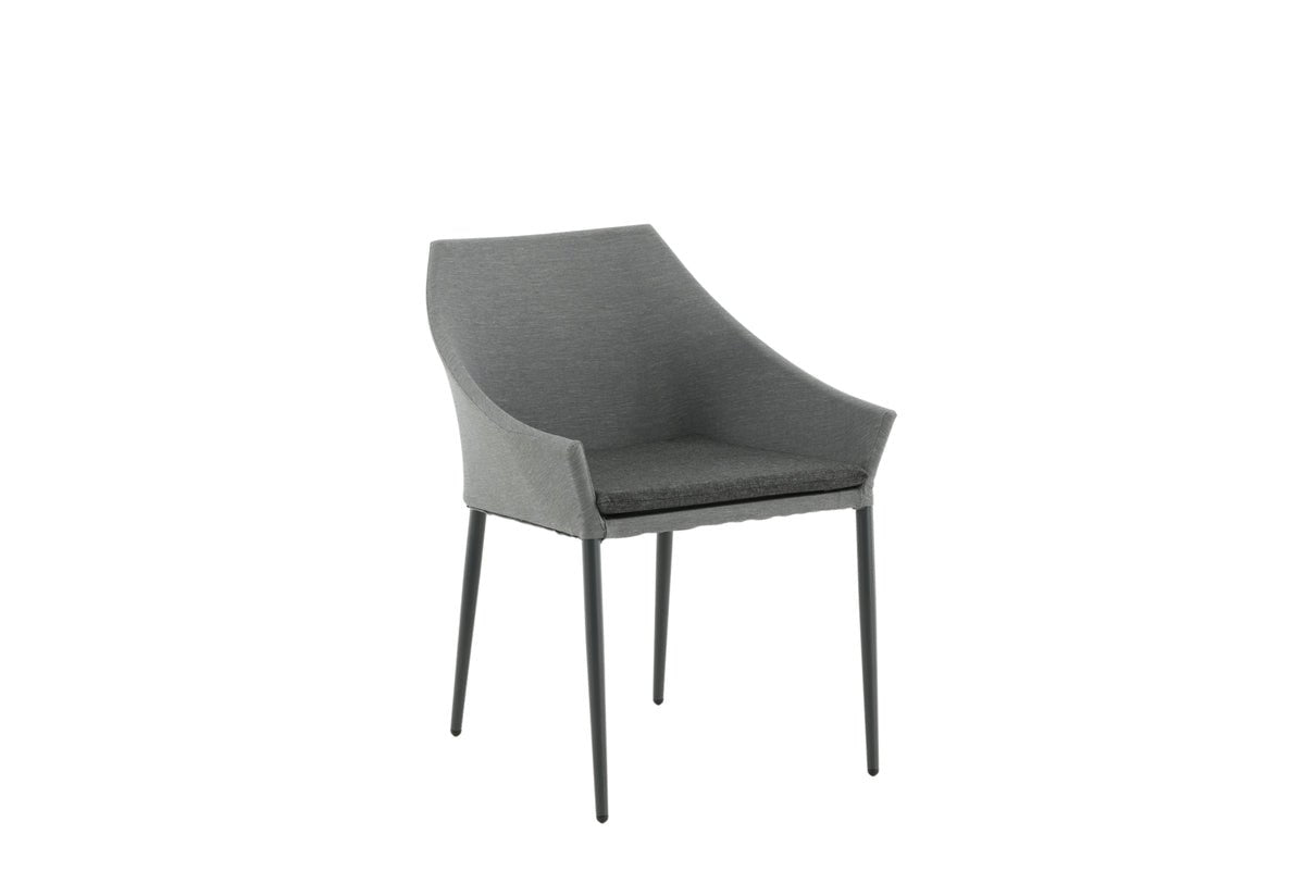 2er Set - Gartenstuhl Sophia aus Aluminium/Polyester