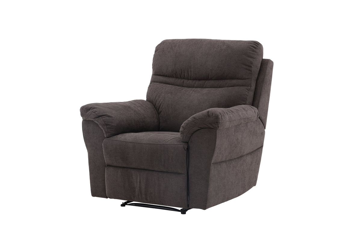 Sessel Toronto - Klappbar mit Fußstütze in der Farbe Braun