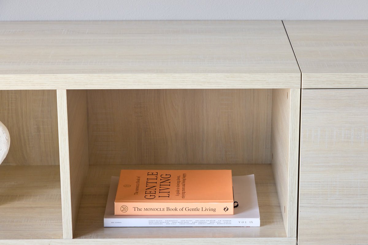 TV-Lowboard Skagen Whitewash – Helles skandinavisches Design