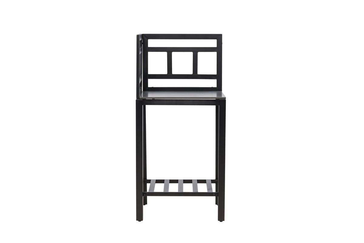 Gartenaablagebänk Vani – Outdoor-Kichenmodul mat Steen-Aarbechtsfläch