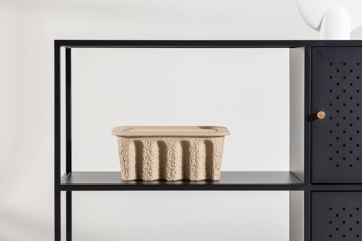 Kommode Varino – Schwaarz, Minimal Industrial mat funktionaler Eleganz